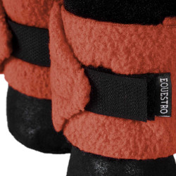 Conjunto de bandagens Equestro para cavalo de brinquedo Vermelho tijolo