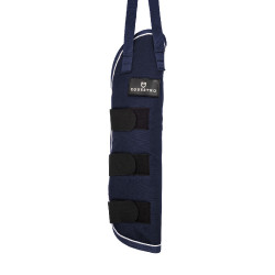 Conjunto de transportadores e protetor de cauda Equestro com remendo de borracha Marinho Azul-marinho