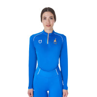Camada base de treino feminina Equestro x FISE Azul da Savoia