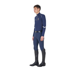 Camada base de treino masculina Equestro x FISE Blazer marinho Azul-marinho