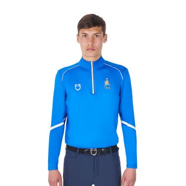 Camada base de treino masculina Equestro x FISE Azul da Savoia Camada base de treino masculina Equestro x FISE Azul da Savoia