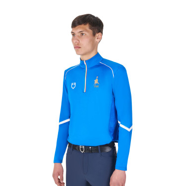 Camada base de treino masculina Equestro x FISE Azul da Savoia Camada base de treino masculina Equestro x FISE Azul da Savoia