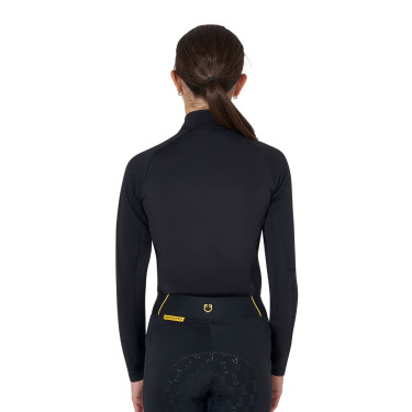 Camada base infantil unissexo Equestro em tecido técnico Preto / preto