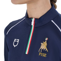 Camada base infantil unissexo Equestro x FISE Blazer marinho Azul-marinho Camada base infantil unissexo Equestro x FISE Blazer marinho Azul-marinho