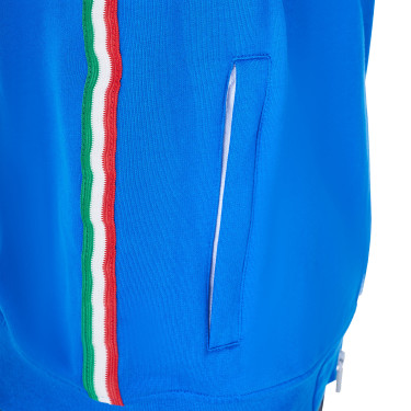 Camisola com capuz homem Equestro x FISE Azul da Savoia