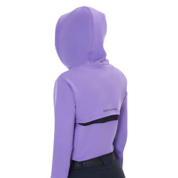 Sweat feminino Equestro com recortes Violeta infinito