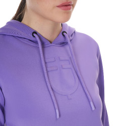 Sweat feminino Equestro com recortes Violeta infinito