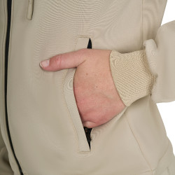 Cropped hoodie feminino Equestro Oxford bronzeado Rosa