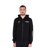 Moletom masculino Equestro Scuderia com capuz Preto