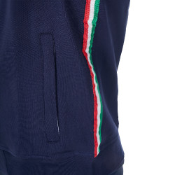 Camisola polar masculina Equestro x FISE Blazer marinho Azul-marinho