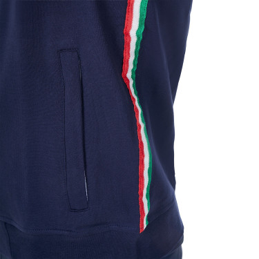 Camisola polar masculina Equestro x FISE Blazer marinho Azul-marinho