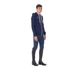 Camisola polar masculina Equestro x FISE Blazer marinho Azul-marinho