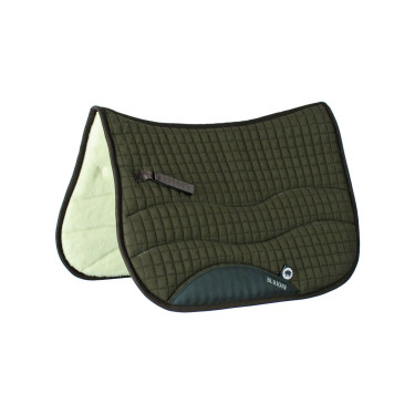 Manta Burioni algodão/lã Scafarda Verde