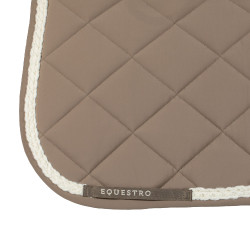 Manta de dressage Equestro com cordão entrançado Nogueira / branco antigo Castanho