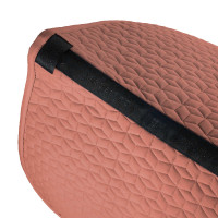 Manta de dressage Equestro acolchoada em cubos Redwood Vermelho