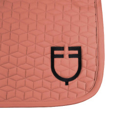 Manta de dressage Equestro acolchoada em cubos Redwood Vermelho Manta de dressage Equestro acolchoada em cubos Redwood Vermelho