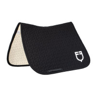Manta de dressage Equestro acolchoada em cubos Preto Manta de dressage Equestro acolchoada em cubos Preto