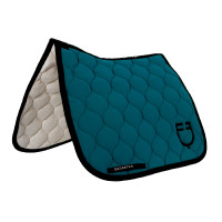 Manta de dressage Equestro acolchoada em formato cebola Petróleo Azul
