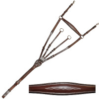 Collier de chasse Flags & Cup Wellington Noir Collier de chasse Flags & Cup Wellington Noir