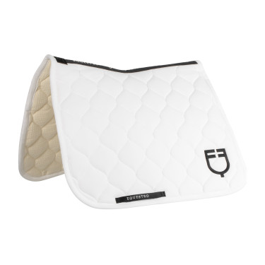 Manta de dressage Equestro acolchoada em formato cebola Branco Manta de dressage Equestro acolchoada em formato cebola Branco