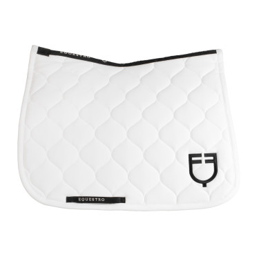 Manta de dressage Equestro acolchoada em formato cebola Branco Manta de dressage Equestro acolchoada em formato cebola Branco