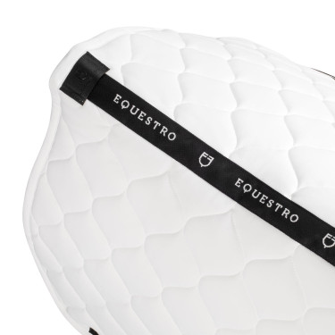 Manta de dressage Equestro acolchoada em formato cebola Branco Manta de dressage Equestro acolchoada em formato cebola Branco