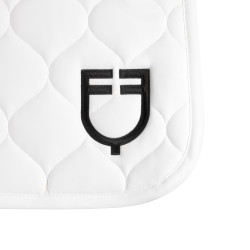 Manta de dressage Equestro acolchoada em formato cebola Branco Manta de dressage Equestro acolchoada em formato cebola Branco
