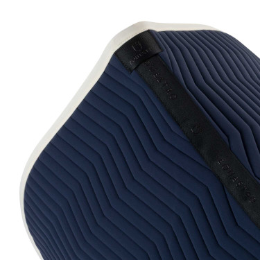 Manta de dressage Equestro acolchoada Wave em tecido técnico Blazer marinho / branco antigo Azul-marinho
