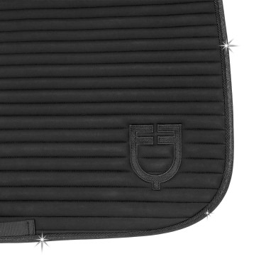 Tapete de dressage Equestro Universe Stripe Preto