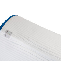 Tapete de dressage Equestro x FISE com logótipo bordado Branco / azul de Saboia