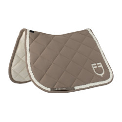 Manta de salto Equestro com cordão entrançado Nogueira / branco antigo Castanho Manta de salto Equestro com cordão entrançado Nogueira / branco antigo Castanho