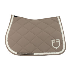 Manta de salto Equestro com cordão entrançado Nogueira / branco antigo Castanho Manta de salto Equestro com cordão entrançado Nogueira / branco antigo Castanho