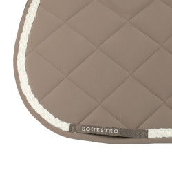 Manta de salto Equestro com cordão entrançado Nogueira / branco antigo Castanho Manta de salto Equestro com cordão entrançado Nogueira / branco antigo Castanho