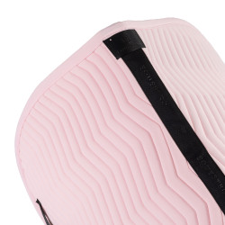 Manta de salto Equestro acolchoada Wave em tecido técnico Bailarina / madressilva Rosa