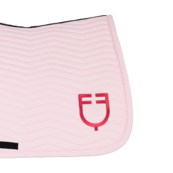 Manta de salto Equestro acolchoada Wave em tecido técnico Bailarina / madressilva Rosa
