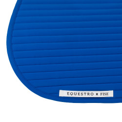 Manta de salto Equestro x FISE com logótipo bordado Azul da Savoia