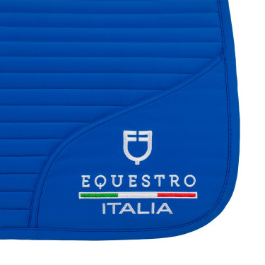 Manta de salto Equestro x FISE com logótipo bordado Azul da Savoia