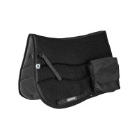 Manta de sela inglesa Burioni bolsos TT + Simpática Preto Manta de sela inglesa Burioni bolsos TT + Simpática Preto