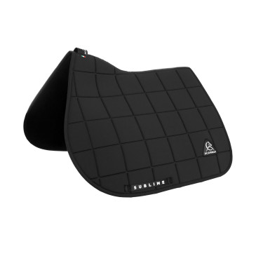 Manta de sela CSO Acavallo Sublime em tecido técnico axadrezado Preto