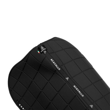 Manta de sela CSO Acavallo Sublime em tecido técnico axadrezado Preto