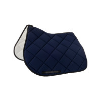 Manta de sela de salto Equestro em tecido técnico respirável Marinho / preto Azul Manta de sela de salto Equestro em tecido técnico respirável Marinho / preto Azul