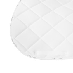 Manta de sela de salto Equestro em tecido técnico respirável Branco / branco