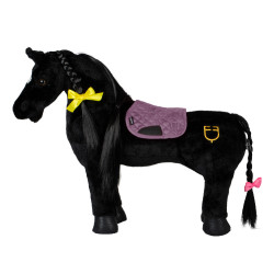 Tapete Equestro para cavalo de brinquedo Rosa cinzento-escuro