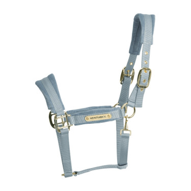 Cabresto de Veludo Kentucky Azul claro