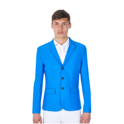 Casaco de competição masculino Equestro x FISE de três botões Azul da Savoia Casaco de competição masculino Equestro x FISE de três botões Azul da Savoia