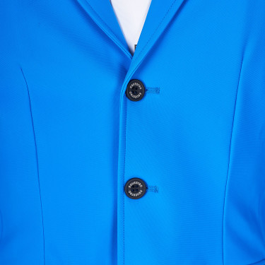 Casaco de competição masculino Equestro x FISE de três botões Azul da Savoia Casaco de competição masculino Equestro x FISE de três botões Azul da Savoia