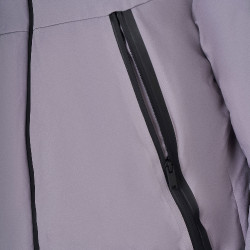 Casaco masculino Equestro impermeável e corta-vento em nylon Cinza gelado Cinzento