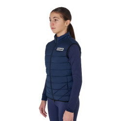 Colete sem mangas para menina Equestro em nylon técnico Blazer marinho Azul-marinho