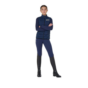 Colete sem mangas para menina Equestro em nylon técnico Blazer marinho Azul-marinho