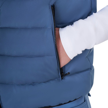 Colete masculino Equestro em nylon Mar de Bering Azul